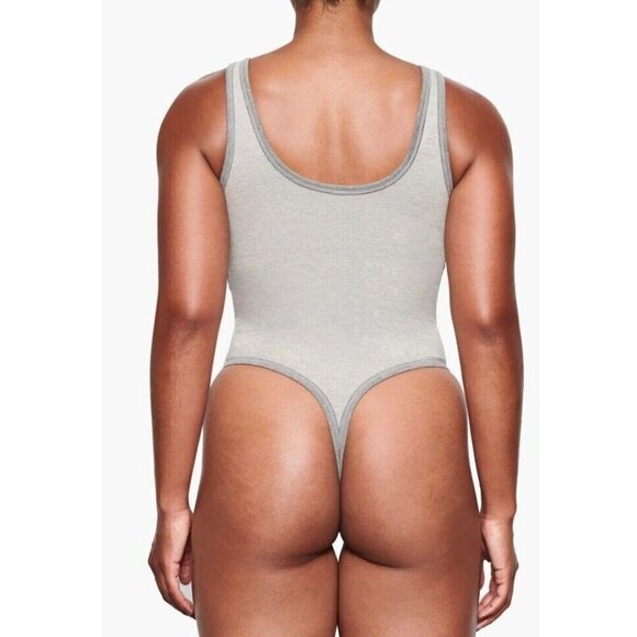 NWT Skims Outdoor Basics Tank Bodysuit SZ 4X in Blue Chalk - Picture 2 of 7